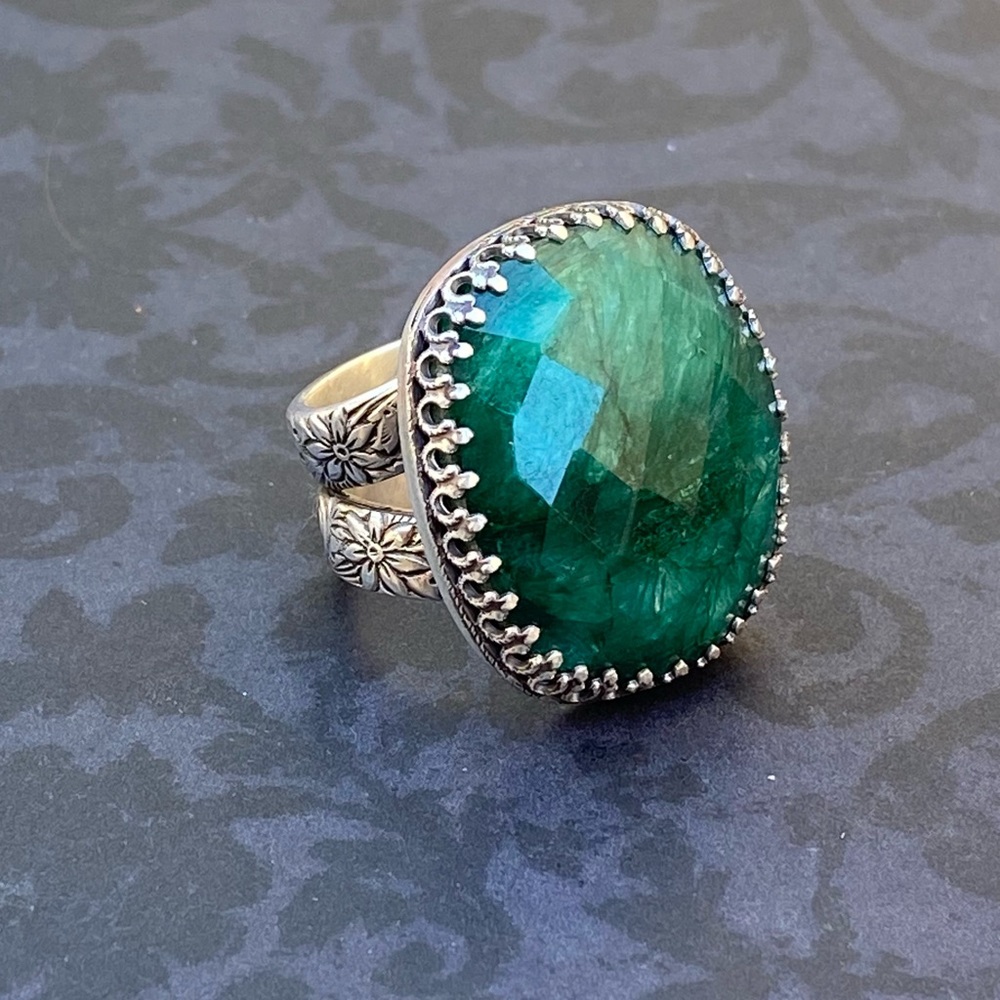 Artisan handmade Cocktail ring